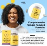 Vitl Female Multivitamin & Minerals Supplement - 30 Vegan Capsules - 21 Essential Active Vitamins & Minerals - with Vitamin D3, Vitamin B, Vitamin C, Vitamin E, Folic Acid & Iron - 1 Month Supply - Image 3