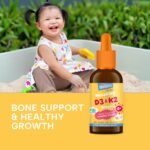 MinaKIDS D3 & K2 Drops – Delicious Orange Flavoured Supplement with 400 I.U D3, Essential Bone & Immune Support Vitamins for Babies and Children, Sugar-Free, Vegan, 60ml - Image 5