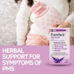 Schwabe Pharma - Premherb PMS Relief - Agnus Castus Fruit Extract 4mg - Traditionally Used for Relief of Breast Tenderness, Mood Swings, Menstrual Cramps, Bloating - 30 Tablets - Image 3