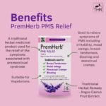 Schwabe Pharma - Premherb PMS Relief - Agnus Castus Fruit Extract 4mg - Traditionally Used for Relief of Breast Tenderness, Mood Swings, Menstrual Cramps, Bloating - 30 Tablets - Image 4