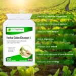 Herbal Colon Cleanse Detox - Gut Health Support - Digestive Enzyme Supplements (100 Capsules) Laxatives for Constipation - Stool Softeners for Adults - Vegan Tablets - Image 3