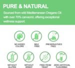 60ml Oregano Oil Drops 100% Pure & Undiluted Potent Min 92% Carvacrol - Highly Potent for Cold, Sore Throat, Cough, Immunity Booster and Gut Health - Vegan Herbal Supplement for Digestive Support - Image 3