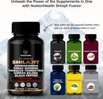 Himalayan Pure Shilajit Capsules with Ashwagandha, Ginseng, Tribulus, Ginkgo & Black Pepper | 60 All-in-1 Natural Powerhouse Supplement for Men and Women by NuetonHealth UK - Image 3