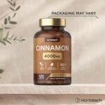 Cinnamon Tablets 4000mg | Blood Sugar Control | High Strength Cinnamon Extract Supplement | 120 Vegan Tablets | by Horbaach - Image 5