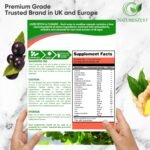 LivUltra - Liver Detox and Repair- 1780 MG-180 Vegan Caps – Supports Immunity, Weight Management, Vitality, Clear Skin | Enriched with Turmeric, Dandelion, Ginger, Acai Berry - 2 Month Supply - Image 6