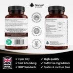Shilajit Seamoss and Lions Mane Capsules 6000mg - High Strength Complex - 60% Fulvic Acid Shilajit, Irish Sea Moss, Lions Mane 100% Fruiting Body - Vegan, UK Made 120 Capsules - Image 5