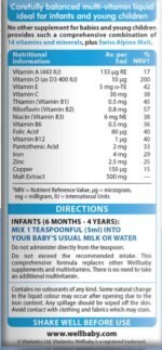 Multi-Vitamin Liquid 150ml with LI Thank You Slip - Image 3