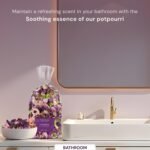 Soul & Scents Lavender Potpourri | Dried Flowers | Fine-Living | Natural Decoration | Mood Enhancer | Perfect for Home Decor, Gifts, and Aromatherapy | Made in India | Pack of 2-140gm Each - Image 4