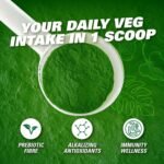 EHPlabs OxyGreens Daily Super Greens Powder - Green Superfood, Spirulina Herbal Supplement with Prebiotic Fibre, Alkalizing Antioxidants & Immunity Wellness, 30 Serves (Guava Paradise) - Image 4