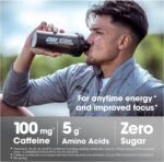 Optimum Nutrition Amino Energy Pre Workout Powder, Energy Drink with Amino Acids, BCAA and L-Glutamine, Food Supplement with Vitamin C and Caffeine, Orange Cooler Flavour, 30 Servings, 270 g - Image 4