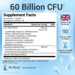 Dr. Berg Bio Cultures Complex Probiotics with Prebiotics | 60 Billion CFU | Prebiotic and Probiotic Supplements with Lactobacillus and Bifidobacterium Strains - Image 3