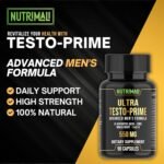 Ultra Test Prime – Zinc, Maca, Selenium, CoQ10, D-Aspartic Acid, Magnesium | 90 Vegan Capsules | Energy, Stamina | Test Supplements for Men | High Strength Gym Supplement - Image 4