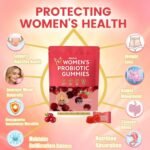 Women's Probiotic Gummies，Women Exclusive pH Balanced probiotics, enriched with 5 Billion CFUs of Active Bacteria, Cranberry Flavor, Providing Care for You Wellness（60） - Image 3