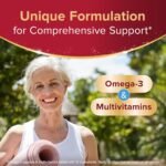Seven Seas Omega-3 and Multivitamins Woman 50plus, with Vitamin B12 and Calcium, 30-Day Duo Pack, 30 Omega-3 Capsules and 30 Multivitamin Tablets - Image 5
