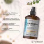 Magnesium Oil Spray Restless Legs, Muscle Pain, Sleep | 250ml XL Size | 100% Pure Magnesium Chloride | High Absorption Vegan Spray | Horbaach - Image 3