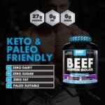 NXT Nutrition Beef Protein Isolate Powder - Protein Powder High in Natural Amino Acids - Paleo, Keto Friendly - Dairy and Gluten Free - Muscle Recovery | 1.8kg | Ice Blast - Image 4