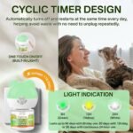 Cat Calming Diffuser with Three Timing Functions, 3-IN-1 Cat Pheromones Calming Diffuser Kit, 60-Day Cat Calming Plug-in Support Anxiety, Stress, and Relaxation for Cats 1 Diffuser+2 Refills - Image 3