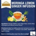 Ausha Moringa Tea 100g - Moringa + Ginger + Licorice + Lemon + Lemongrass - Immunity, Digestion - Image 4