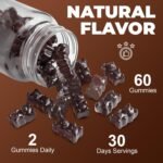 12-in-1 Mushroom Gummies with Lion's Mane, Reishi, Chaga, Maitake, Ginseng, Shiitake for Focus, Immunity & Mood, Vegan Mushroom Complex Supplement with Ashwagandha and Black Pepper- 60 Gummies - Image 5