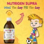 Nutrigen Supra Multivitamin & Mineral Orange Flavoured Liquid for Kids – 13 Vitamins & 10 Minerals, Fills Micronutrient Gap, Supports Growth, Immunity, and Mental Performance, 200mL - Image 3