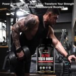 Ultra Testo Boost - Tribulus, Ashwagandha, Ginseng, Shilajit, Ginkgo, Rhodiola Rosea - Premium Natural Testosterone Supplements for Men - 11 Potent Ingredients - 60 Booster Capsules - Image 3