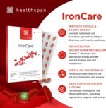 Healthspan IronCare (120 Tablets) | Added Vitamin C & B2, B6 & B12 | Stomach Friendly | Combats Tiredness & Fatigue | Supports Red Blood Cell Formation | Easy-Swallow | Vegan - Image 3