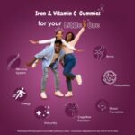 Iron & Vitamin C Gummies for Kids - 4 Months Supply - 120 Gummies - Natural Mixed Berry Flavour - Kids Iron for Energy & Immune System - Vegan Supplements - No Aftertaste - Image 3