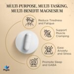 Physis Magnesium Glycinate 400mg Daily | High Absorption Vegan Capsules for Sleep, Mood & Muscle Support | Non-Laxative, Natural Mineral | Relaxation, Stress & Anxiety Relief | 90 x Chelated Capsules - Image 3