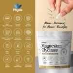 Physis Magnesium Glycinate 400mg Daily | High Absorption Vegan Capsules for Sleep, Mood & Muscle Support | Non-Laxative, Natural Mineral | Relaxation, Stress & Anxiety Relief | 90 x Chelated Capsules - Image 5
