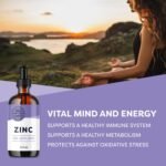 Vimergy Organic Liquid Zinc, 57 Servings - Alcohol Free Zinc Sulfate - Supports Immune Health & Metabolism - Antioxidant - Gluten-Free, Non-GMO, Kosher, Vegan & Paleo Friendly (115 ml) - Image 3