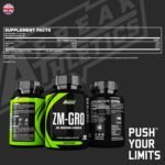 Freak Athletics ZM-GRO - Zinc, Magnesium & Vitamin B6 Capsules | 180 Vegan Capsules | Muscle Recovery, Sleep & Immune Support | High Absorption Formula | Made in The UK - Image 3