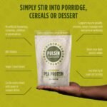 Pulsin - Unflavoured Vegan Pea Protein Powder - 250g - 8.0g Protein, 0g Carbs, 41 Kcals Per Serving - Gluten Free, Plant Based, Palm Oil Free & Dairy Free - Image 5
