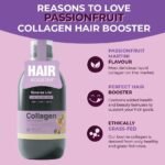 Reverse Life - Limited Edition Passionfruit Martini Hair Booster - 5,000mg Hydrolysed Collagen with Biotin, Zinc, Vitamin C and B12-30-Day Dose - Collagen Supplements - 450ml - Image 5