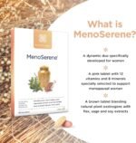 Healthspan MenoSerene | Menopause Support | Women's Health | Vitamin D3 for Normal Bone Health | Vitamin B6 for The Reduction of Tiredness & Fatigue | Vegan (60 Day Supply) - Image 3