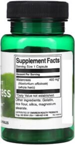 Swanson - Full Spectrum Watercress | Natural Support for Detox and Wellness | 400mg Capsules - 60 Count - Image 3