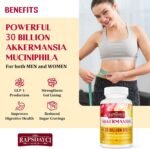 30 Billion AFU Akkermansia Muciniphila, Probiotic for Gut Health & Digestive, Most Potent Probiotic Supplement, A Live Akkermansia Supports Gut Lining & GLP-1, for Women & Men (60 Count (Pack of 1)) - Image 5