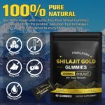 Shilajit Gummies for Men & Women, Pure & Natural Himalayan Gold Shilajit Gummies Energy Boost & Immune Support- Gluten Free 60 Gummies - Image 6