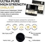 Himalayan Shilajit Resin Gold Standard 78% Fulvic - 30g Natural Energy, Immunity & Mineral Supplement for Daily Wellness Support- Pure Authentic & Third-Party Tested - Image 4