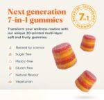 UPSA x Nourished 7-in-1 Energy Gummies - Vegan Multivitamin for Adults with Vitamin C, E, Guarana Extract, Caffeine, Vitamin B12, Ginger Extract - Energy Boost, Immune Support - 30 Vitamin Gummies - Image 3