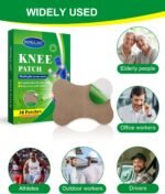 Pain Relief Patches, 60 Count MYMULIKE Heat Patches for Knee, Back and Shoulder, Natural Wormwood Herbal Pain Relief Patches, Relieves Muscle Soreness for Knee, Lumbar Spine Knee Pain Patches - Image 4