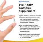 Lutein Supplement for Eyes - Lutein and Zeaxanthin Supplement enriched with Vitamin A, B2 which Supports Normal Vision & Zinc Eye Vitamins - Made in The UK Eye Health Complex by New Leaf - Image 3