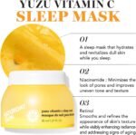 Saturday Skin 3-Piece Skin Care Set - Yuzu Vitamin C Sleep Mask, Bright Toner and Eye Cream Overnight Facial Masks - Korean Beauty Best Vitamin C Skincare Set - Image 7