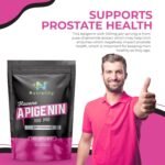Apigenin with Chamomile Extract Supplement 100mg | Sleep, Prostate & Glucose Metabolism Support | Time Health & GABA Supplements | Vegan, Gluten-Free | 60 Capsules - Image 3