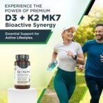 Best Immune Natural Vitamin D3 2000IU K2 MK7 100mcg Premium Quality 100 Capsules Immune Support Perfect Proportions Maximum Absorption - Image 4