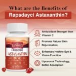 Liposomal Astaxanthin Supplement 24mg Per Serving, Powerful Antioxidant Formula Than VIT C, Superior Absorption (60 Count (Pack of 1)) - Image 5