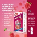 HIGH5 Energy Gels with Electrolytes - Quick Release Sports Gels for Peak Performance - Natural Fruit Juice & Caffeine-Free - Energy Boost for Running, Cycling, Endurance (Raspberry, 5 x 60g) - Image 3