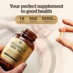 Solgar Vitamin C 1000mg - Healthy Immune System - Helps Fight Free Radicals - Vegan - Pack of 100 Capsules - Image 3