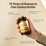 Solgar Vitamin C 1000mg - Healthy Immune System - Helps Fight Free Radicals - Vegan - Pack of 100 Capsules - Image 4