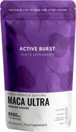 MacaRoot Ultra – Maca Root Capsules 8000mg | Peruvian Ginseng 10:1 Extract | 1.6mg Macamides | Energy, Mood & Hormone Support | Vegan, UK Produced, Lab Tested | 90 Capsules | ActiveBurst Nutrition - Image 8