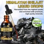 Pure Shilajit Liquid Drops, Natural Shilajit Resin Shilajit with 85+ Trace Minerals & Fulvic Acid, Strength & Stamina Booster for Men and Women - Image 3